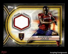 Anderson Julio [Gold] #R-AJ Soccer Cards 2023 Topps MLS Relics Prices