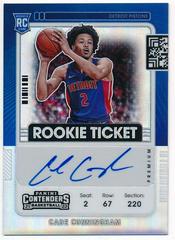 Cade Cunningham [Premium Autograph] Basketball Cards 2021 Panini Contenders Prices
