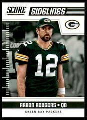 Aaron Rodgers #14 Football Cards 2018 Score Sidelines Prices