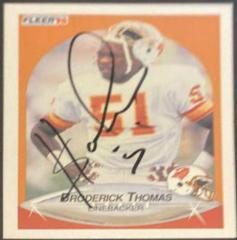 Broderick Thomas #357 Football Cards 1990 Fleer Prices