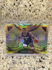 Zion Williamson [Yellow Flood] #12 Basketball Cards 2022 Panini Obsidian Tunnel Vision Prices