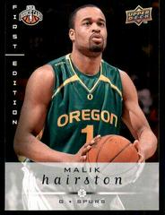 Malik Hairston Basketball Cards 2008 Upper Deck Prices