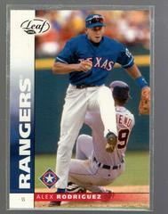 Alex Rodriguez Baseball Cards 2002 Leaf Prices