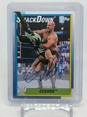 Cesaro Wrestling Cards 2021 Topps Heritage WWE Autographs Prices