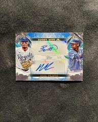 Nick Pratto, Bobby Witt Jr. [Blue] #IDA-WP Baseball Cards 2023 Topps Inception Dual Autographs Prices