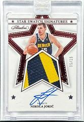 Nikola Jokic [Ruby] #6 Basketball Cards 2022 Panini Flawless Star Swatch Signature Prices