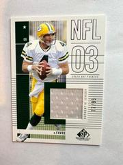 Brett Favre [Jersey] #140 Football Cards 2003 SP Game Used Prices