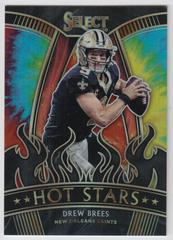 Drew Brees [Tie-Dye Prizm] Football Cards 2020 Panini Select Hot Stars Prices