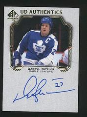 Darryl Sittler #UDA-SI Hockey Cards 2021 SP Authentic UD Autographs Prices