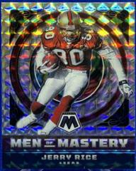 Jerry Rice [Mosaic] #MM-17 Football Cards 2022 Panini Mosaic Men of Mastery Prices
