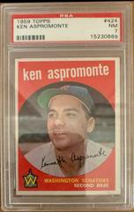 Ken Aspromonte #424 Baseball Cards 1959 Topps Prices