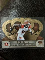 A.J. Green [Gold] #12 Football Cards 2012 Panini Crown Royale Prices