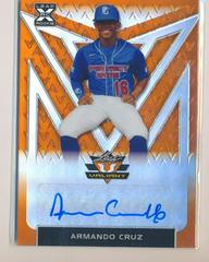 Armando Cruz [Orange] #BA-AC2 Baseball Cards 2020 Leaf Valiant Autographs Prices