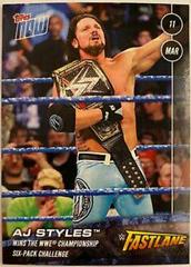 AJ Styles #11 Wrestling Cards 2018 Topps Now WWE Prices