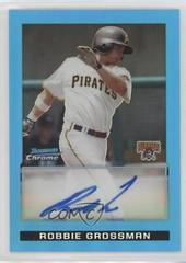 Robbie Grossman [Blue Refractor Autograph] Baseball Cards 2009 Bowman Chrome Prospects Prices
