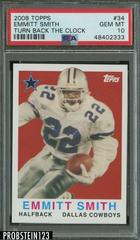 Emmitt Smith #34 Football Cards 2008 Topps Turn Back the Clock Prices