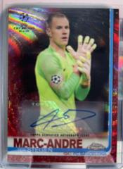 Marc Andre ter Stegen [Autograph Red Refractor] Soccer Cards 2018 Topps Chrome UEFA Champions League Prices