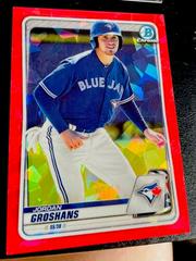Jordan Groshans [Red] #BCP-104 Baseball Cards 2020 Bowman Sapphire Prices