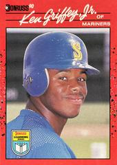 Ken Griffey Jr. #8 Baseball Cards 1990 Donruss Learning Series Prices