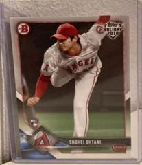 Shohei Ohtani [Turkey] #TH-SO Baseball Cards 2018 Topps Holiday Bowman Prices