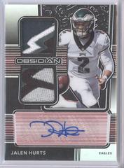Jalen Hurts [Autograph Electric Etch Red] #122 Football Cards 2020 Panini Obsidian Prices