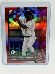 Ceddanne Rafaela [Red] #BD-104 Baseball Cards 2022 Bowman Draft 1st Edition Prices