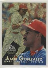 Juan Gonzalez [Row 0] #19 Baseball Cards 1997 Flair Showcase Prices