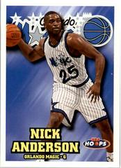 Nick Anderson #108 Basketball Cards 1997 Hoops Prices
