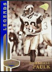 Marshall Faulk [Blue] #116 Football Cards 2020 Panini Plates & Patches Prices