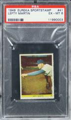 Lefty Martin #41 Baseball Cards 1949 Eureka Sportstamps Prices