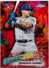 Francisco Alvarez [Red] Baseball Cards 2023 Topps Chrome Future Stars Prices