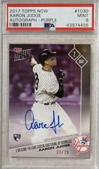 Aaron Judge [Autograph Purple] #103D Baseball Cards 2017 Topps Now Prices