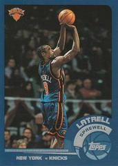 Latrell Sprewell Basketball Cards 2002 Topps Prices