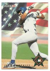 Juan Gonzalez #9 Baseball Cards 1994 Fleer All Stars Prices