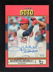 Juan Soto [Red] Baseball Cards 2022 Topps Brooklyn Collection Autographs Prices