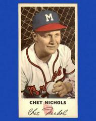 Chet Nichols #16 Baseball Cards 1954 Johnston Cookies Braves Prices