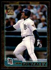 Juan Gonzalez #25 Baseball Cards 2001 Topps Gold Prices