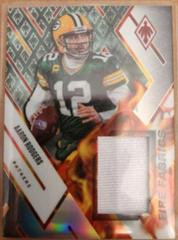 Aaron Rodgers [Prime Green] #FIRE-5 Football Cards 2022 Panini Phoenix Fire Fabrics Prices