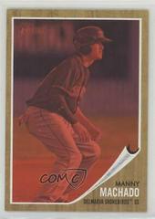 Manny Machado [Red Tint] #161 Baseball Cards 2011 Topps Heritage Minor League Edition Prices