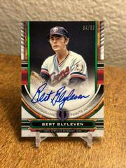 Bert Blyleven [Green] Baseball Cards 2023 Topps Tribute Autographs Prices