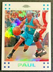 Chris Paul [White Refractor] #40 Basketball Cards 2007 Topps Chrome Prices
