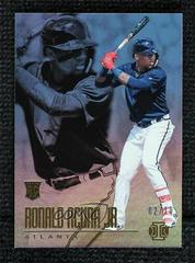 Ronald Acuna Jr. [Trophy Collection Gold] #14 Baseball Cards 2018 Panini Chronicles Illusions Prices