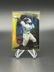 Aaron Judge [Gold] #22 Baseball Cards 2022 Panini Chronicles Titan Prices