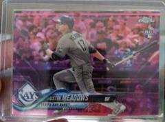 Austin Meadows [Pink Refractor] #HMT54 Baseball Cards 2018 Topps Chrome Update Prices