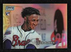 Ozzie Albies [Refractor] #SCC-110 Baseball Cards 2018 Stadium Club Chrome Prices