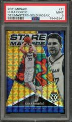 Luka Doncic [Gold] #11 Basketball Cards 2021 Panini Mosaic Stare Masters Prices