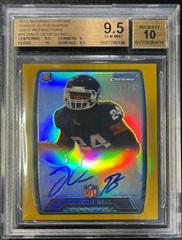 LE'Veon Bell [Gold Refractor] #LB Football Cards 2013 Bowman Chrome Rookie Autograph Prices