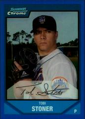 Tobi Stoner [Blue Refractor] #BC170 Baseball Cards 2007 Bowman Chrome Prospects Prices