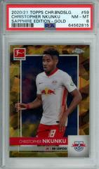Christopher Nkunku [Gold Refractor] Soccer Cards 2020 Topps Chrome Bundesliga Prices
