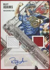 Riley Adams #DMS-RA Baseball Cards 2022 Panini Diamond Kings DK Materials Signatures Prices